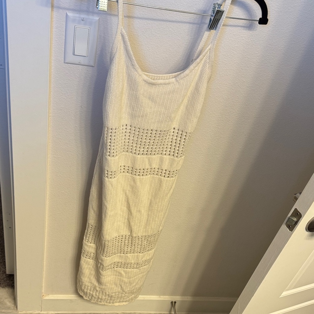 Forever 21 Cream Midi Dress